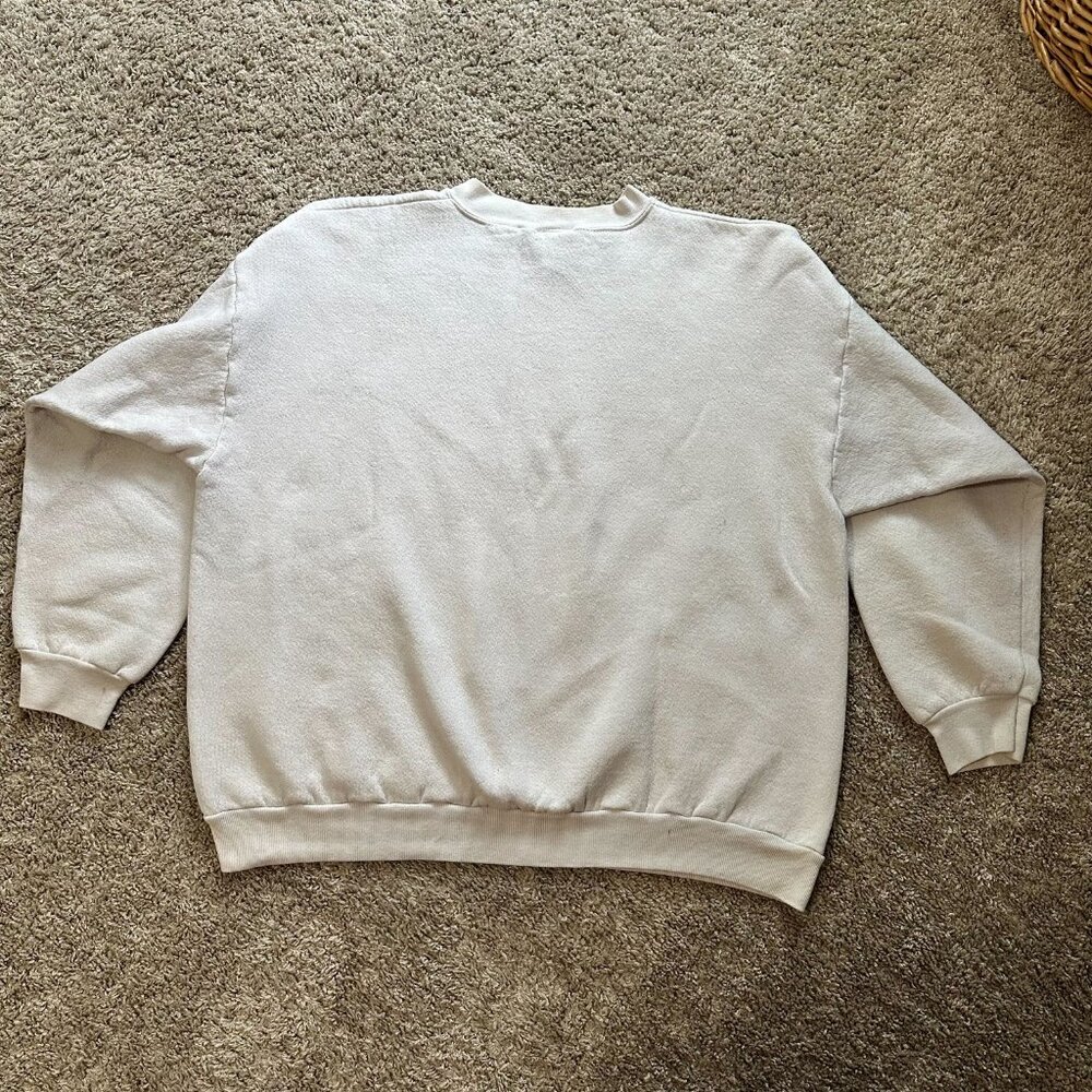 Vintage 90s Mickey Mouse sweatshirt - White Disney sweatshirt - Picture 7 of 9